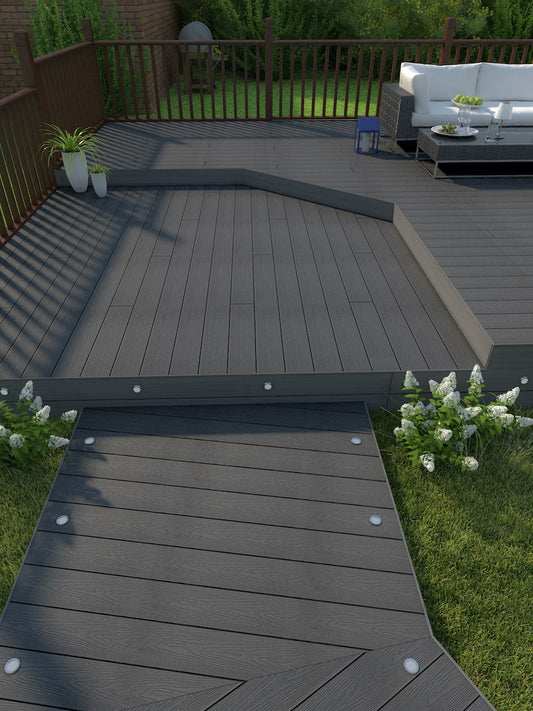 Argento Gris Composite Decking - 3.66m