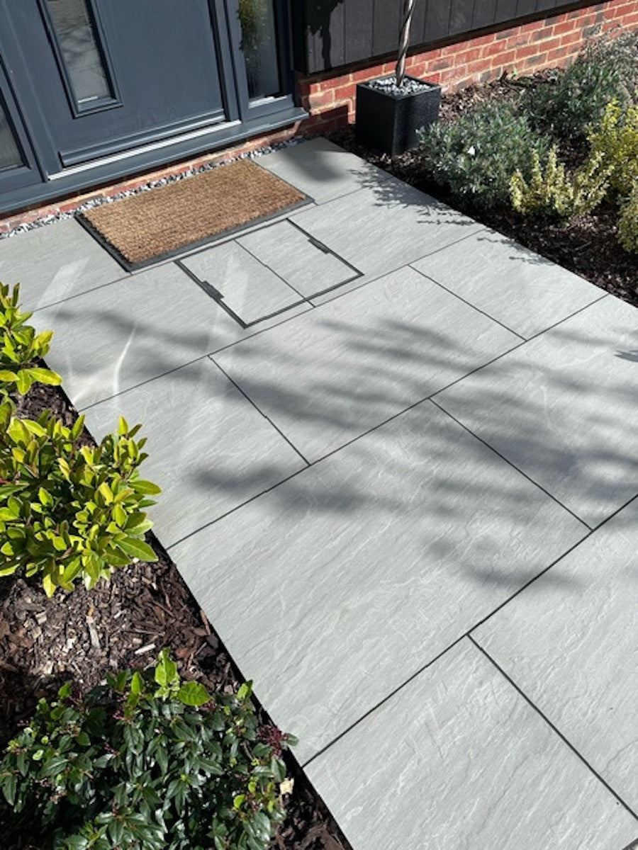 Kandla Grey Outdoor Porcelain Paving Slab -1200x600x20mm