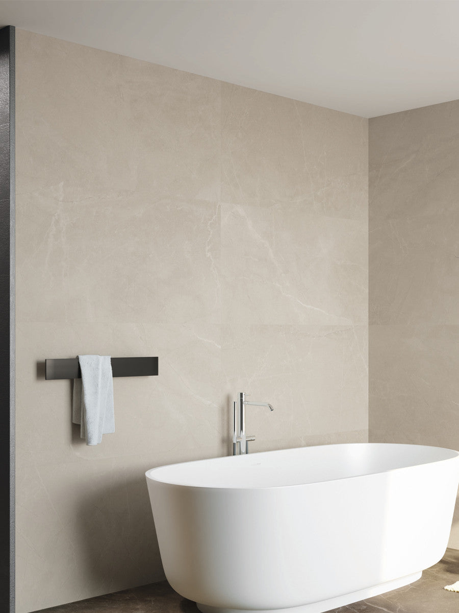 Maxi Ivory Polished Porcelain Tile - 1200x1200mm