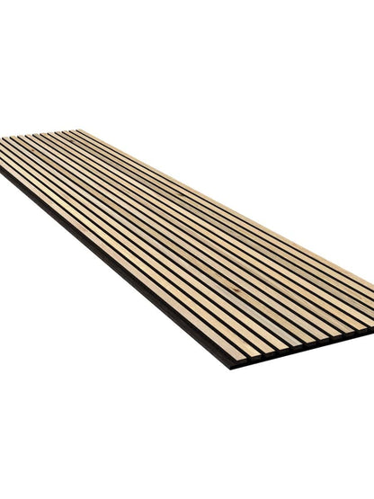 Oak Acoustic Slat Wood Wall Panels - 2400x600mm