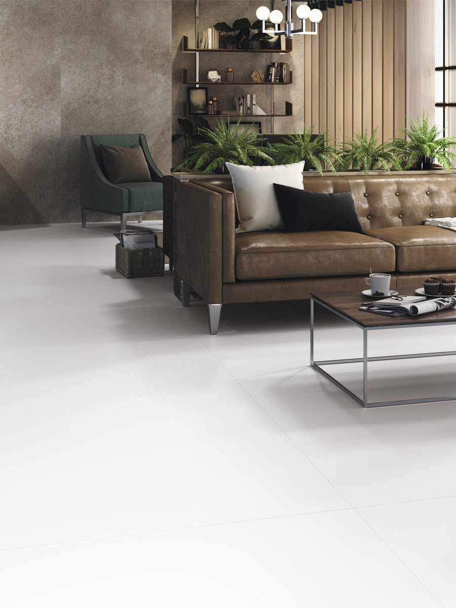 Premier White Polished Tile - 1200x1200mm