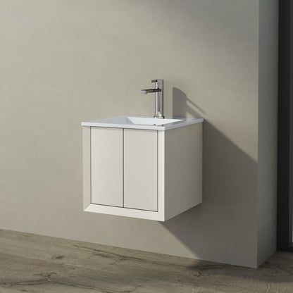 Fortorro Cream Cloakroom Vanity - 400mm